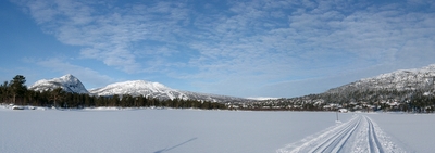 Hartevatn mot Hovden